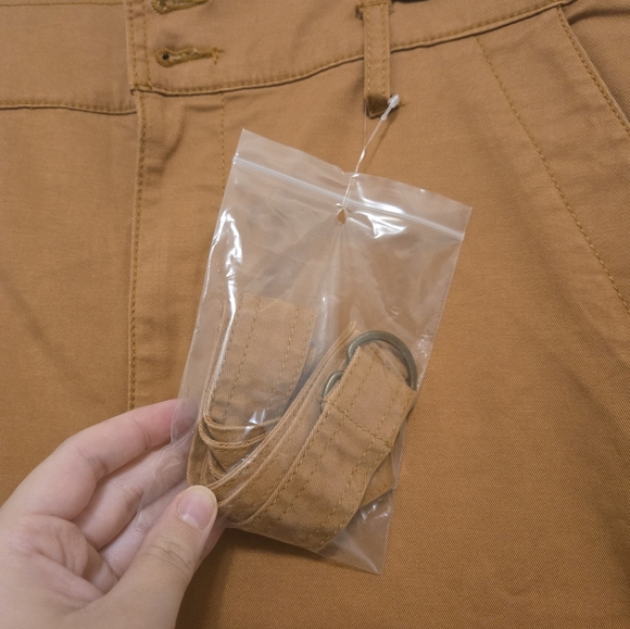 Cabi NWOT Womens Orange Paper Bag Cargo Pants Size 10 Style #604 - Picture 7 of 12